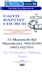 Mobile Screenshot of faithbaptistchurch.jesusanswers.com