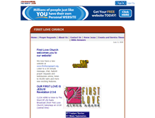 Tablet Screenshot of firstlove.jesusanswers.com