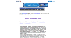 Desktop Screenshot of hosea.jesusanswers.com