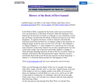 Tablet Screenshot of 1samuel.jesusanswers.com