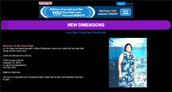 Desktop Screenshot of newdimensions.jesusanswers.com