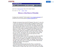Tablet Screenshot of obadiah.jesusanswers.com